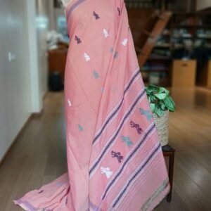 Gollabhama (milkmaid / gopika) handweave saree in cotton – (WGHS0014)