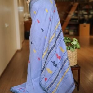 Gollabhama (milkmaid / gopika) handweave saree in cotton – (WGHS0021)