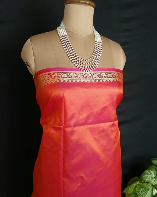 Banarasi No Zari Katan Silk Saree – (BANA0017) - Image 10