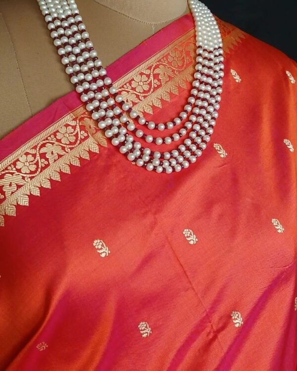 Banarasi No Zari Katan Silk Saree – (BANA0017) - Image 3