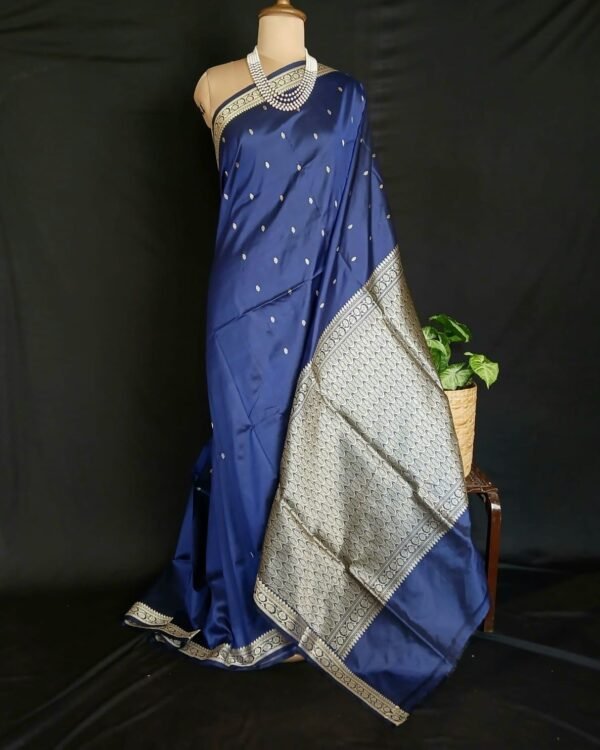 Banarasi No Zari Katan Silk Saree – (BANA0018)