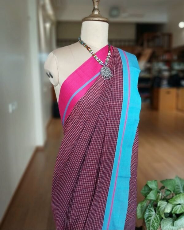 Pattedanchu Saree from Karnataka – (PATS0008) - Image 2