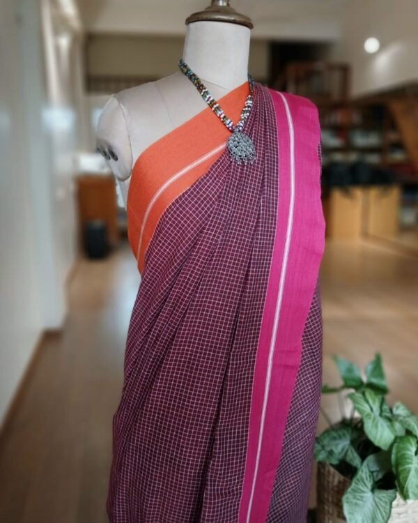 Pattedanchu Saree from Karnataka – (PATS0014) - Image 2