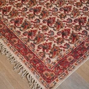 Kalamkari Dhurrie from Warangal (6 x 4 ft) – (NWKD1006)