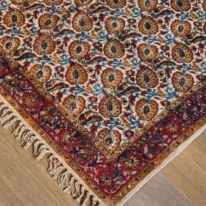 Kalamkari Dhurrie from Warangal (6 x 4 ft) – (NWKD1005)