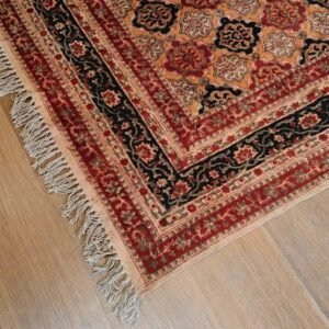 Kalamkari Dhurrie from Warangal (5 x 8 ft) – (NWKD1201)