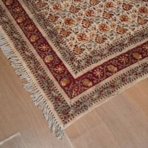 Kalamkari Dhurrie from Warangal (5 x 8 ft) – (NWKD1215)