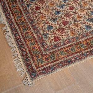 Kalamkari Dhurrie from Warangal (5 x 8 ft) – (NWKD1209)