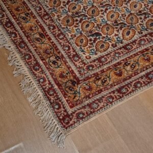 Kalamkari Dhurrie from Warangal (5 x 8 ft) – (NWKD1212)