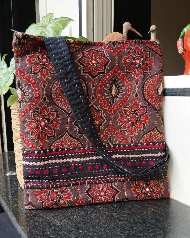 Ajrakh Tote Bag – (ATBG0014)