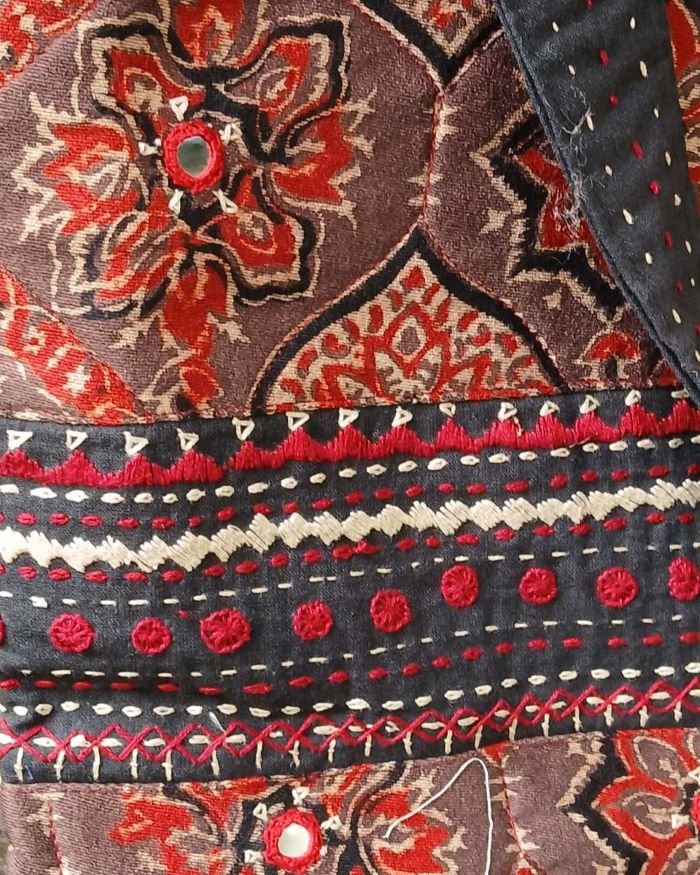 Ajrakh Tote Bag – (ATBG0014) - Image 2