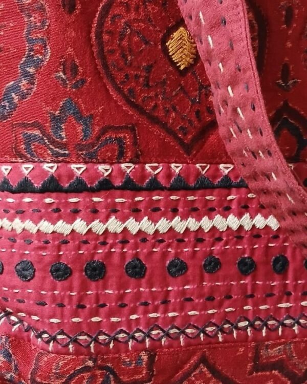Ajrakh Tote Bag – (ATBG0010) - Image 3