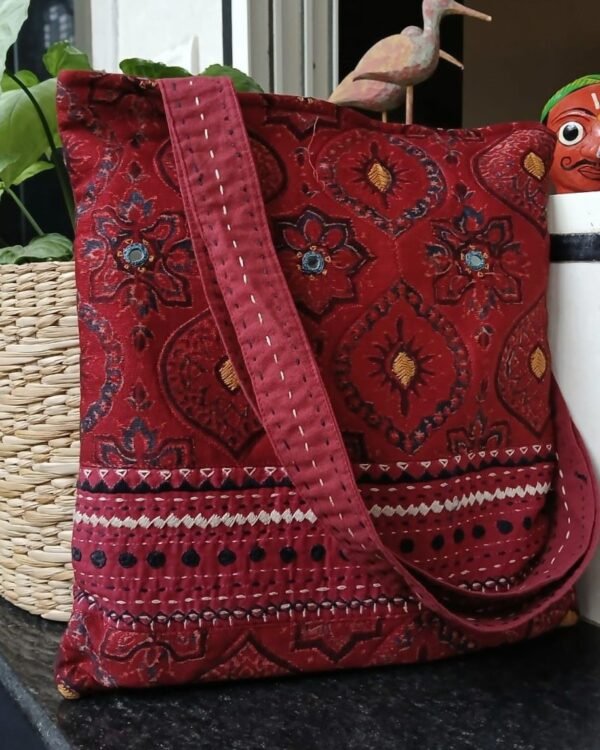 Ajrakh Tote Bag – (ATBG0010)