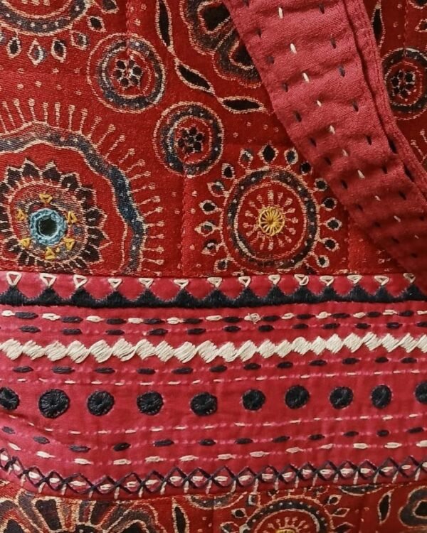 Ajrakh Tote Bag - (ATBG0004) - Image 3