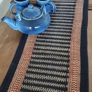 Bamboo Bagh Table Runner in Natural Dyes (BBTR0002)