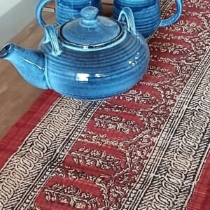 Bamboo Bagh Table Runner in Natural Dyes (BBTR0007)