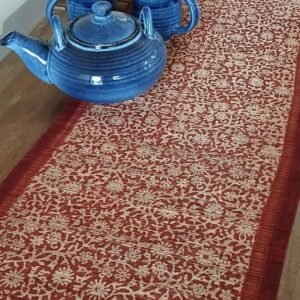 Bamboo Bagh Table Runner in Natural Dyes (BBTR0004)