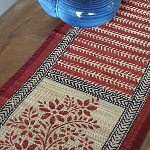 Bamboo Bagh Table Runner in Natural Dyes (BBTR0001)