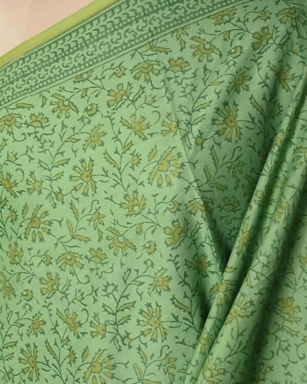 Hand Blockprint from Ahmedabad in Soft Mul Cotton – (BMCA0021) - Image 3