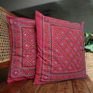 Barmer Embroidered Cushion Cover Set- (BECC0001)