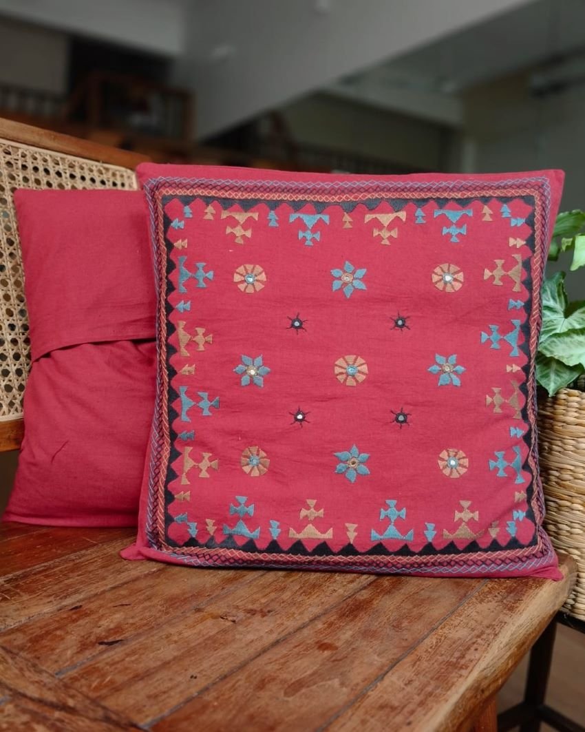 Barmer Embroidered Cushion Cover Set - (BECC0004) - Image 3