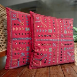 Barmer Embroidered Cushion Cover Set - (BECC0005)