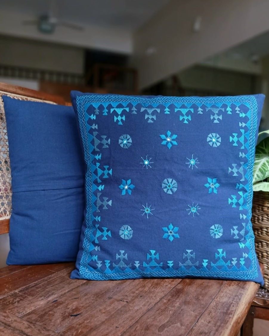 Barmer Embroidered Cushion Cover Set - (BECC0006) - Image 4