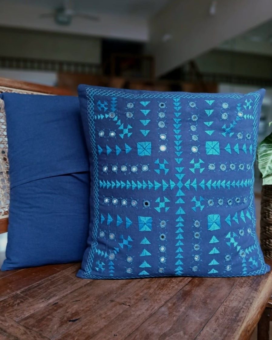 Barmer Embroidered Cushion Cover Set - (BECC0007) - Image 4