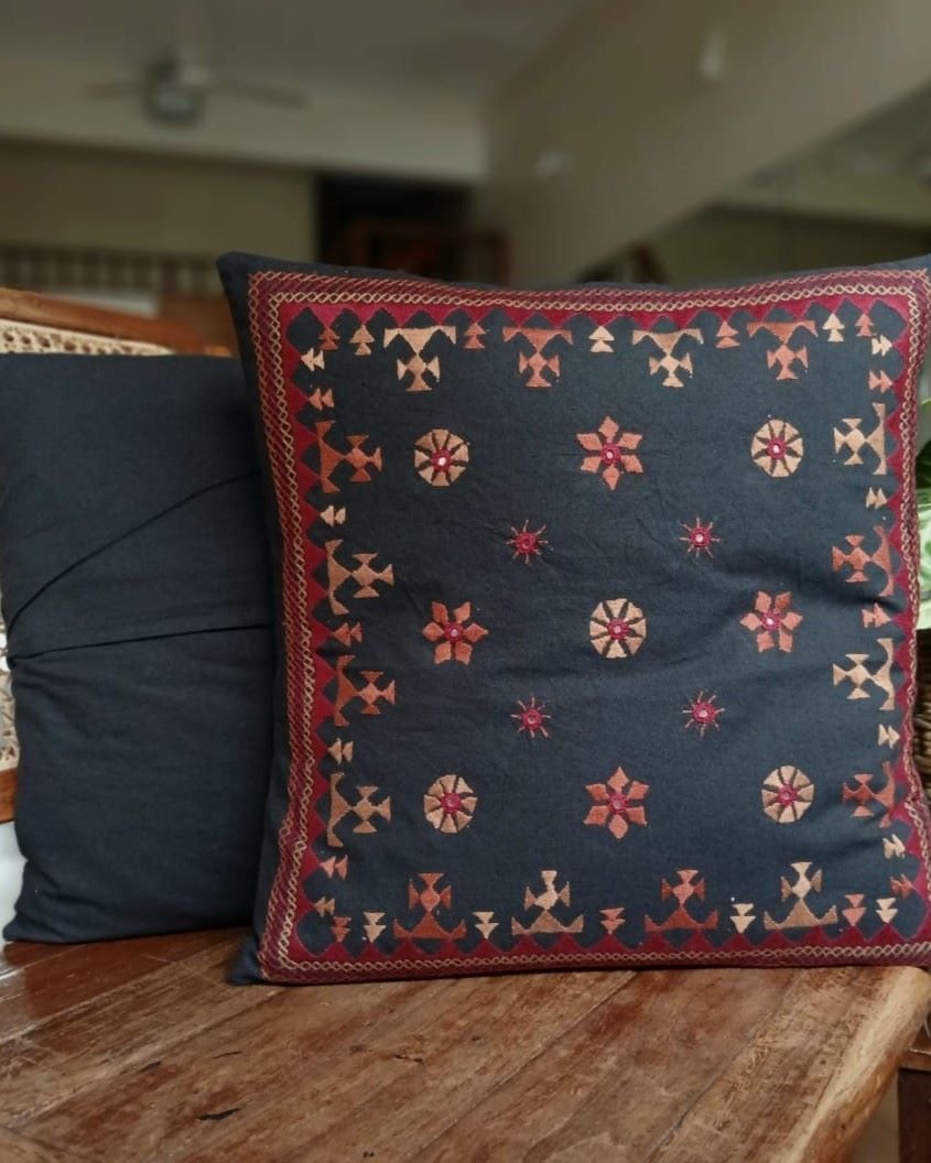 Barmer Embroidered Cushion Cover Set - (BECC0008) - Image 4