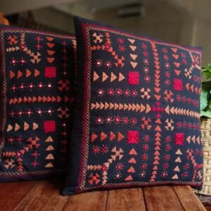 Barmer Embroidered Cushion Cover Set - (BECC0009)