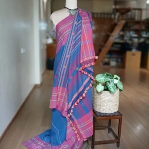 Bhujodi Saree handwoven in Kala Cotton – (BHUJ0096)