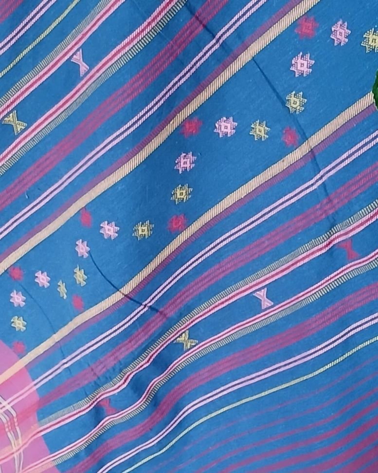 Bhujodi Saree handwoven in Kala Cotton – (BHUJ0096) - Image 5