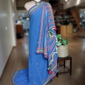 Bhujodi Saree handwoven in Kala Cotton – (BHUJ0092)