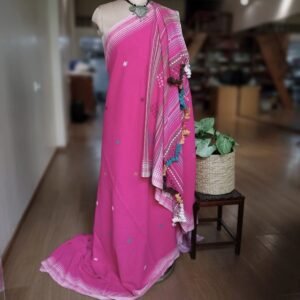 Bhujodi Saree handwoven in Kala Cotton – (BHUJ0091)