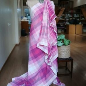 Bhujodi Saree handwoven in Kala Cotton – (BHUJ0093)