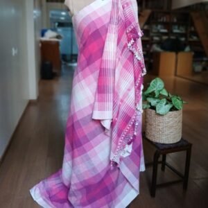 Bhujodi Saree handwoven in Kala Cotton – (BHUJ0094)