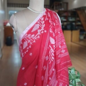 Handweave Jamdani Cotton Saree – (JCHS1047)