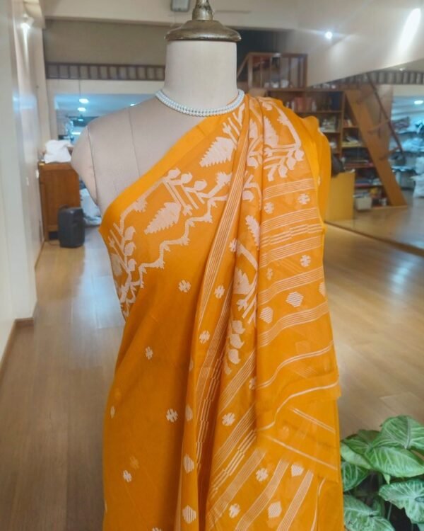 Handweave Jamdani Cotton Saree – (JCHS1048)