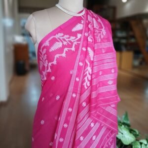 Handweave Jamdani Cotton Saree – (JCHS1044)