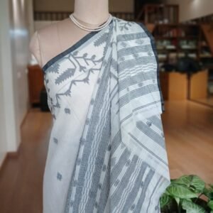 Handweave Jamdani Cotton Saree – (JCHS1050)