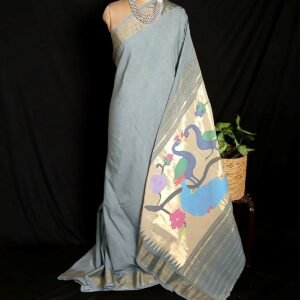 Hastapadar Paithani Handloom in cotton - (HPHS0005)