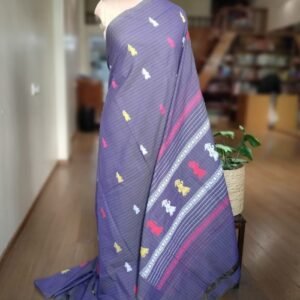 Gollabhama (milkmaid / gopika) handweave saree in cotton – (WGHS1013)