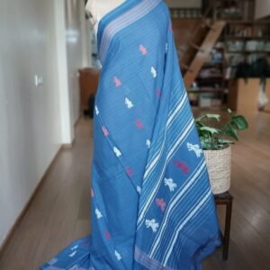 Gollabhama (milkmaid / gopika) handweave saree in cotton – (WGHS1004)