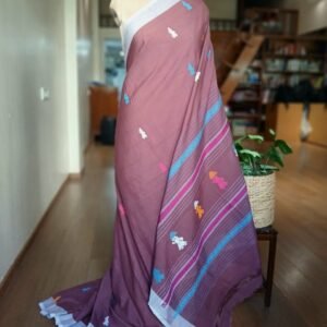 Gollabhama (milkmaid / gopika) handweave saree in cotton – (WGHS1007)