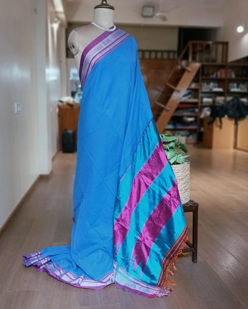Handloom Ilkal Saree – (ILKA0027) - Image 2