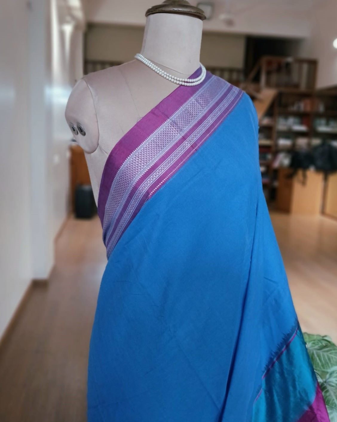 Handloom Ilkal Saree – (ILKA0027) - Image 3