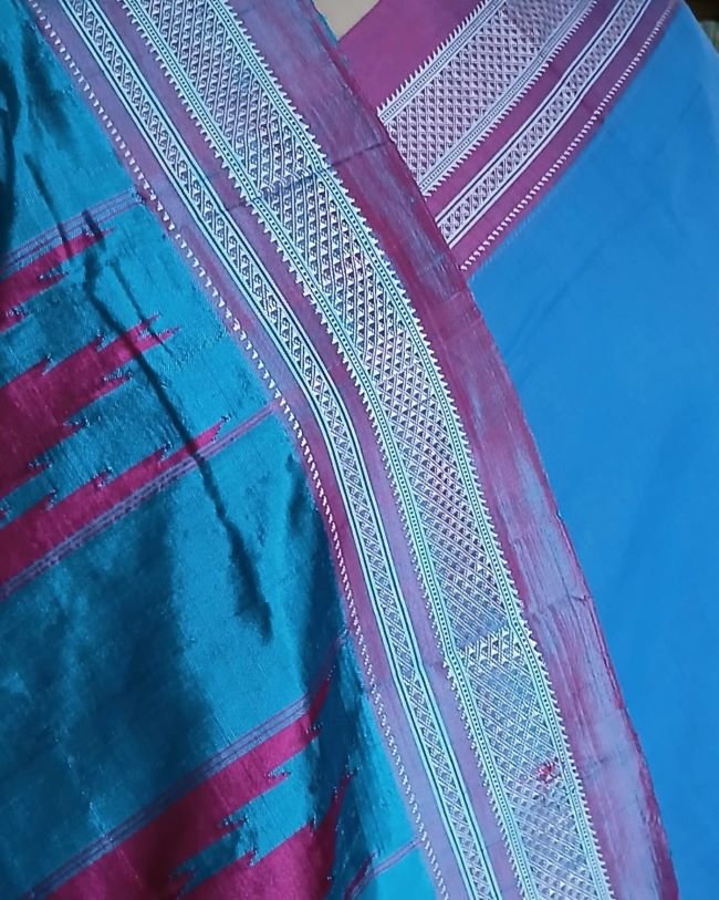 Handloom Ilkal Saree – (ILKA0027) - Image 4