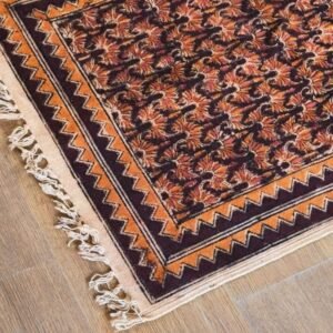 Kalamkari Dhurrie from Warangal (2 x 6 ft) – (NWKD1027)