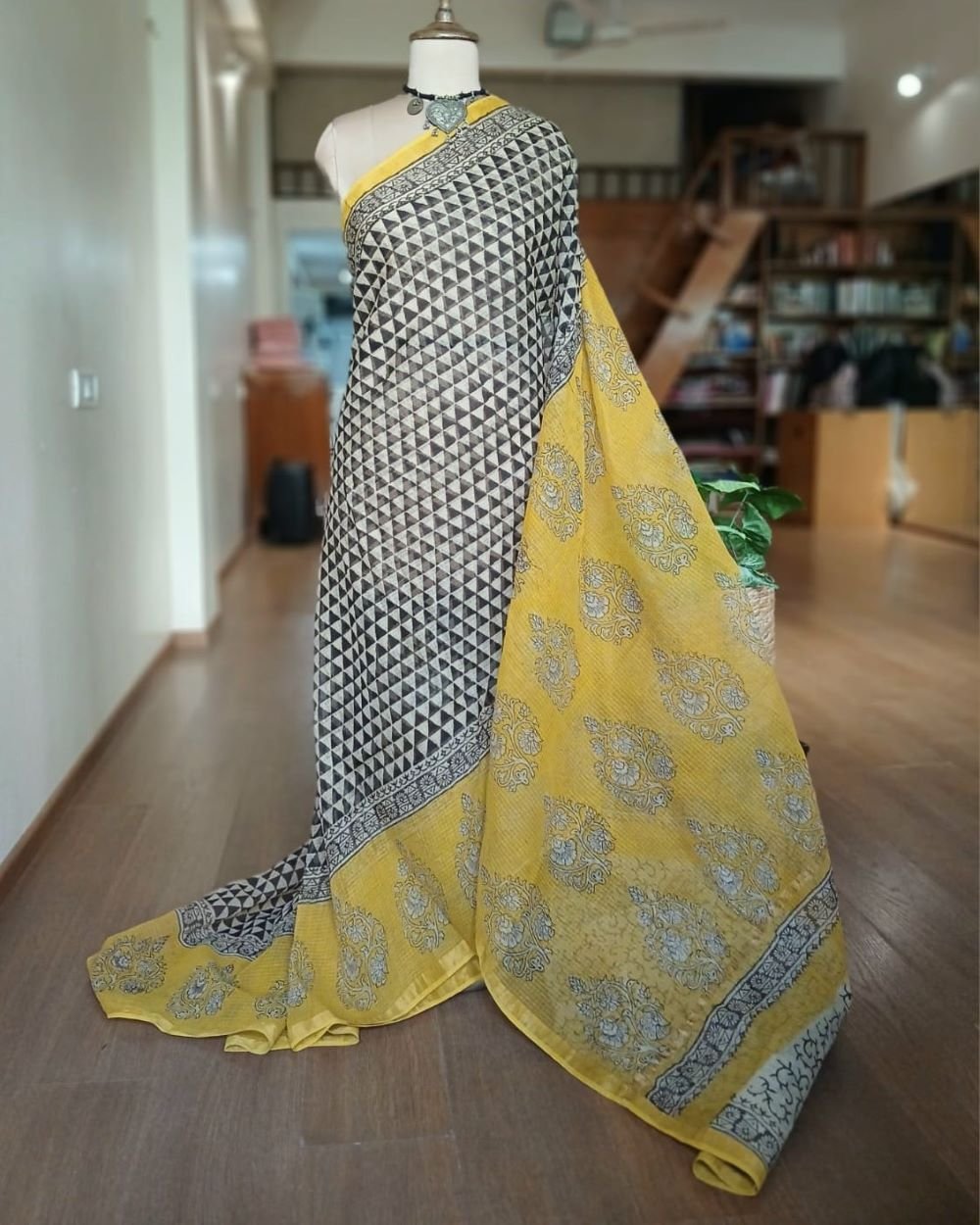 Kota Doria Cotton Saree – (KDCS1030) - Image 2