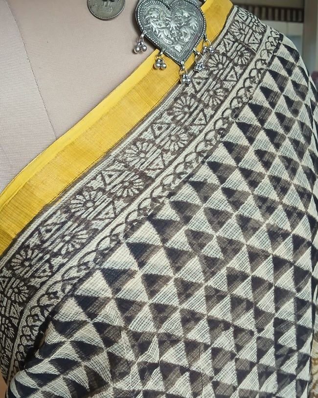 Kota Doria Cotton Saree – (KDCS1030) - Image 4